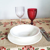 Conjunto 6 Pratos Fundos 20,5cm 300ml Yoi em Cerâmica Branca